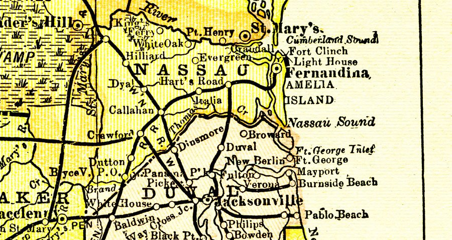 1900 Nassau County Map