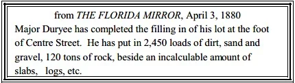 Page 29, Major Duryee, The Florida Mirror, April 3, 1880