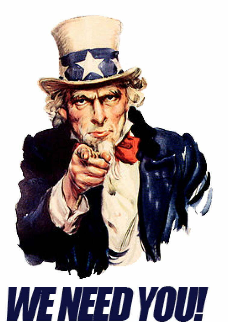 Uncle Sam - We want you!